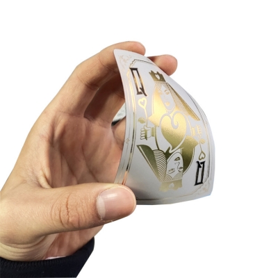 塑料烫金扑克牌